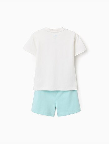 T-shirt in cotone + pantaloncini con Bluey