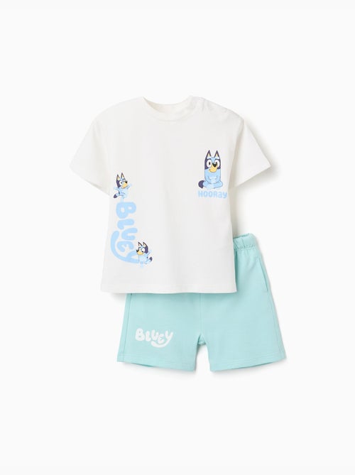 T-shirt in cotone + pantaloncini con Bluey - Kiabi
