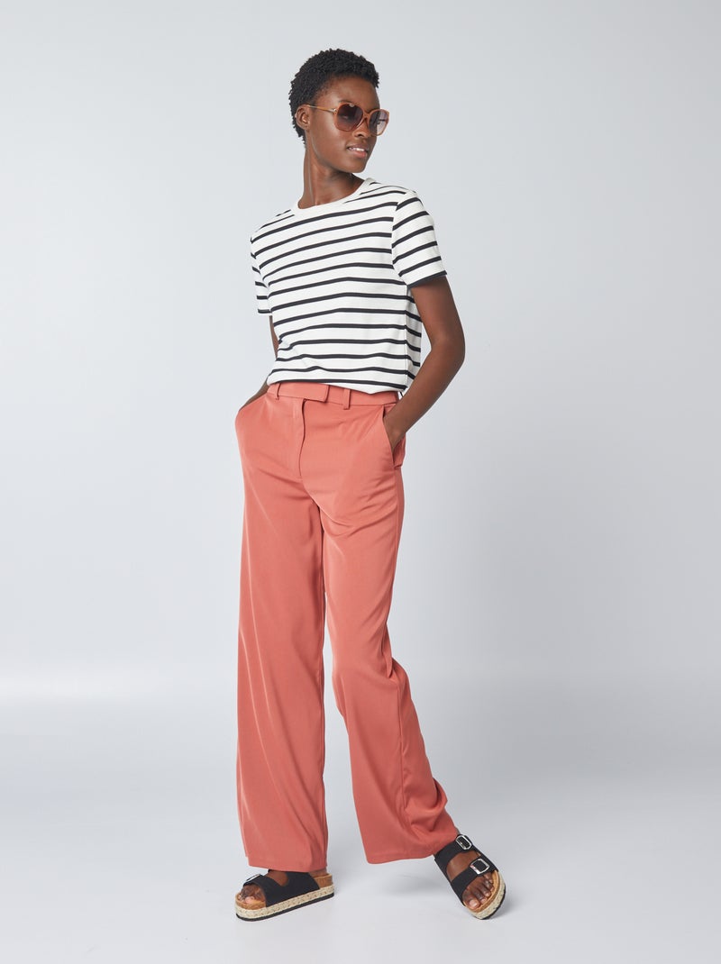 T-shirt in cotone pesante BLU - Kiabi