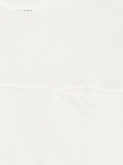 T-shirt in cotone piqué - - Kiabi