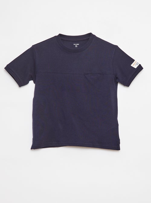 T-shirt in cotone piqué - - Kiabi