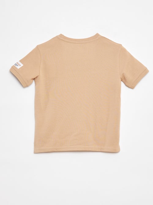 T-shirt in cotone piqué - - Kiabi