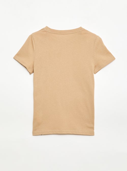 T-shirt in cotone piqué a maniche corte - Kiabi