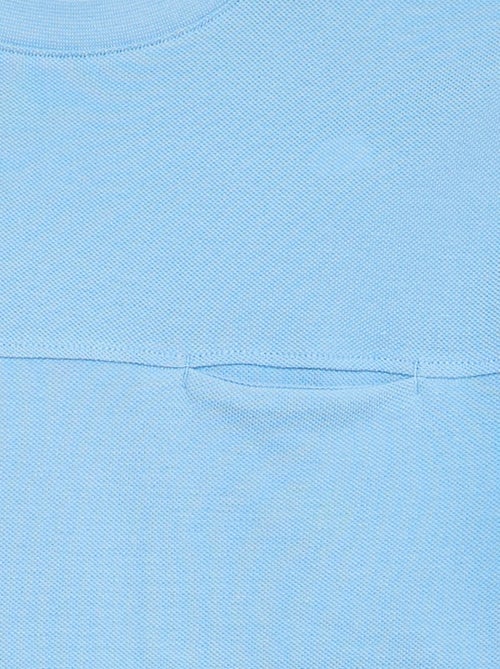 T-shirt in cotone piqué a maniche corte - Kiabi