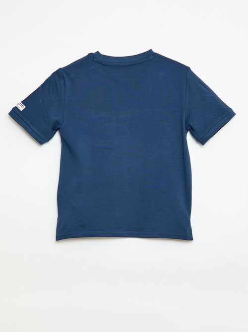 T-shirt in cotone piqué a maniche corte - Kiabi