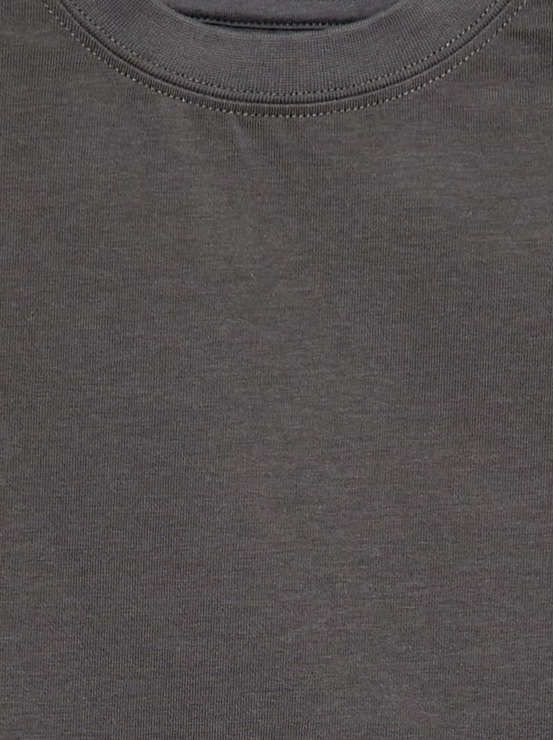 T-shirt in cotone premium Grigio - Kiabi
