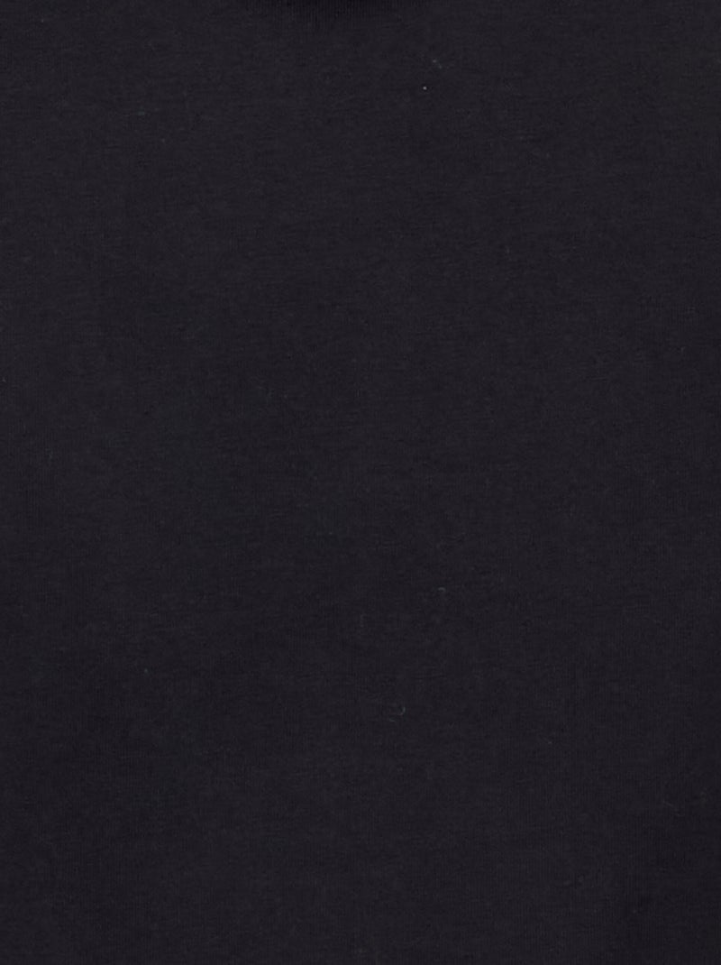T-shirt in cotone premium Nero - Kiabi