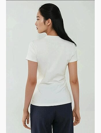 T-shirt in cotone regular fit con girocollo hiccup
