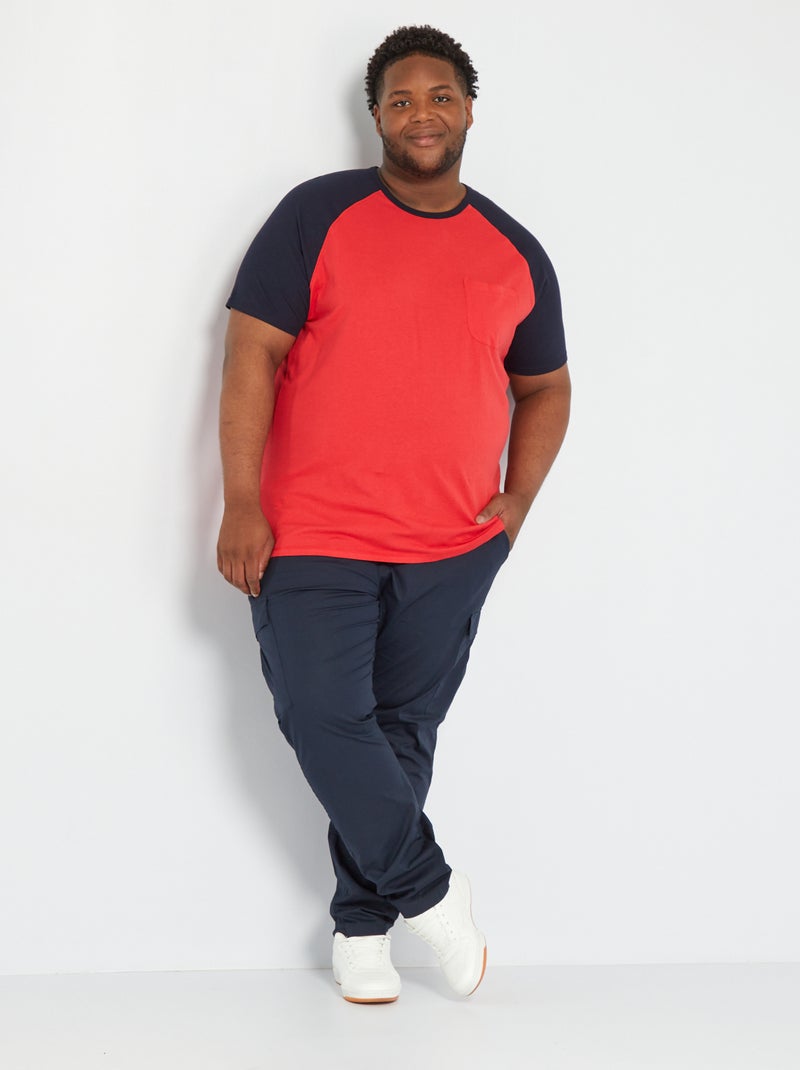 T-shirt in cotone ROSSO - Kiabi