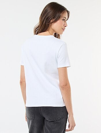 T-shirt in cotone spesso