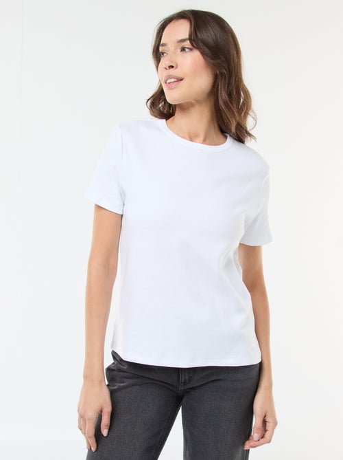 T-shirt in cotone spesso - Kiabi