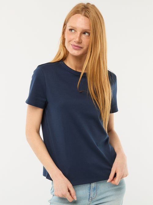 T-shirt in cotone spesso - Kiabi