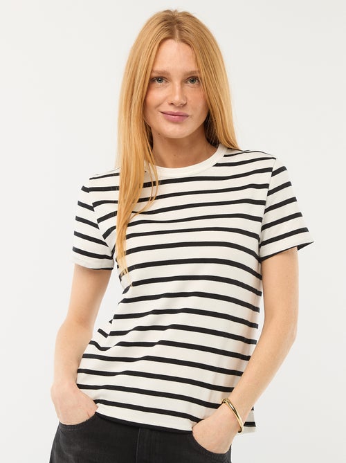 T-shirt in cotone spesso - Kiabi