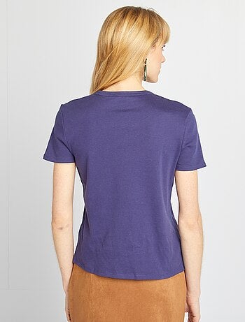 T-shirt in cotone spesso