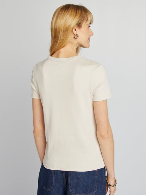 T-shirt in cotone spesso - Kiabi