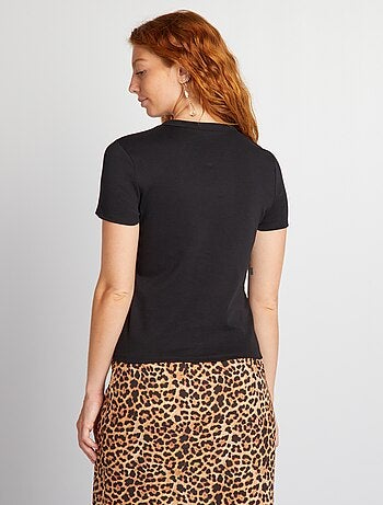 T-shirt in cotone spesso