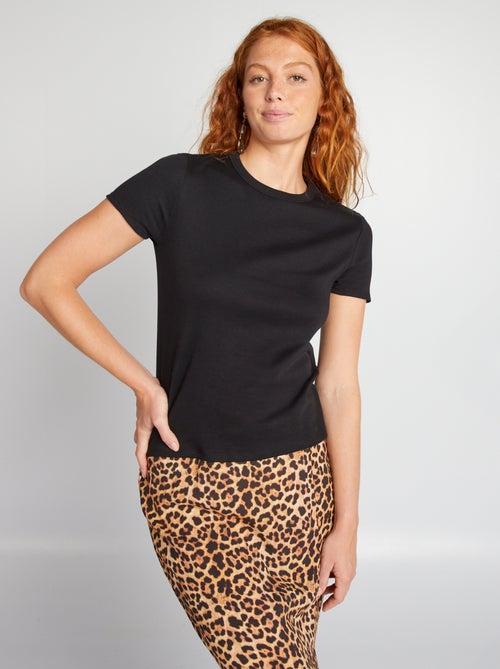 T-shirt in cotone spesso - Kiabi