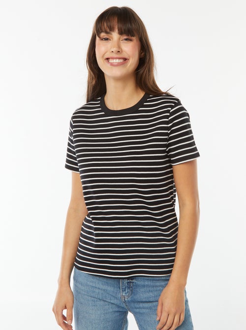 T-shirt in cotone spesso - Kiabi