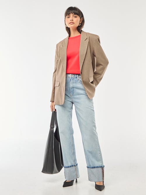 T-shirt in cotone spesso - Kiabi