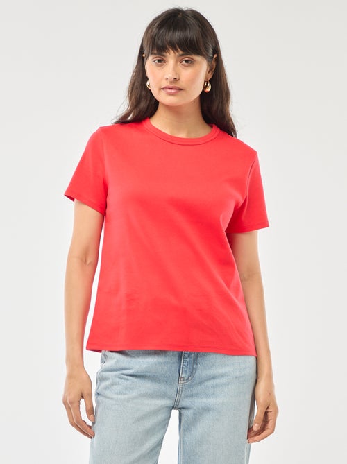T-shirt in cotone spesso - Kiabi