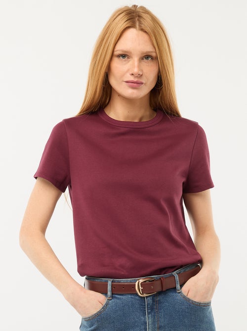 T-shirt in cotone spesso - Kiabi