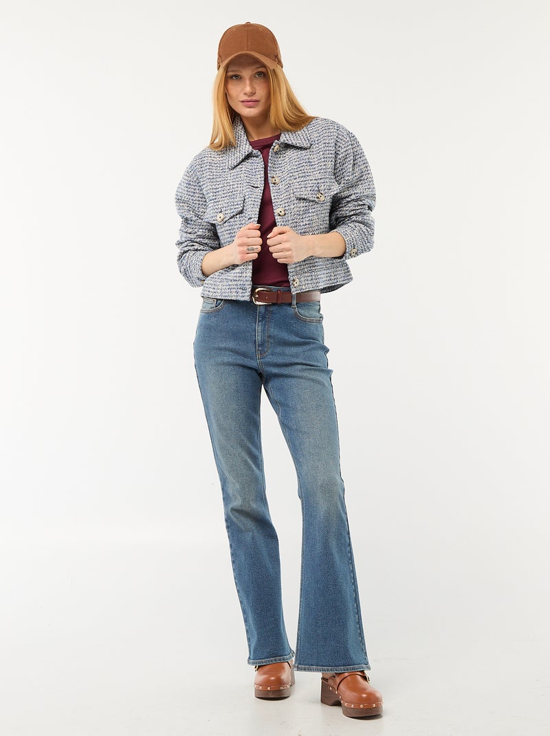 T-shirt in cotone spesso Viola - Kiabi