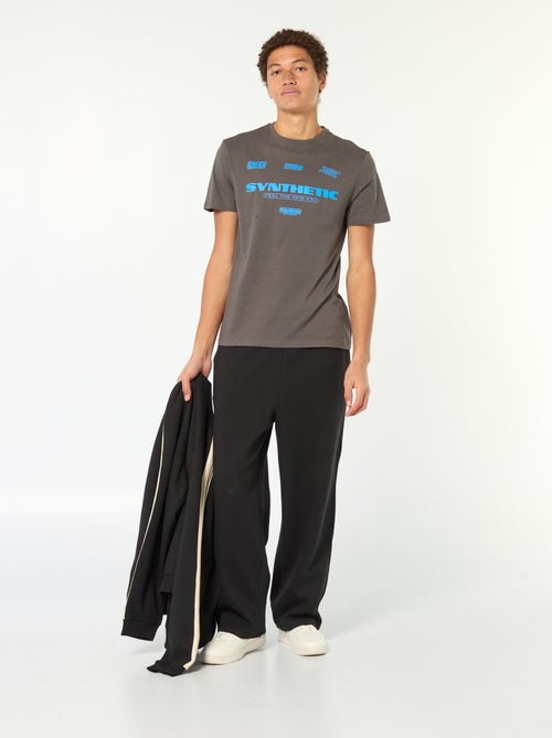 T-shirt in cotone stampato a maniche corte - Kiabi