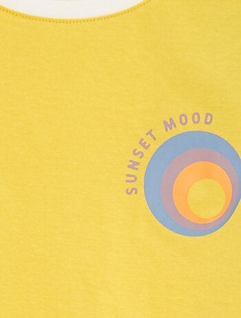 T-shirt in cotone stampato