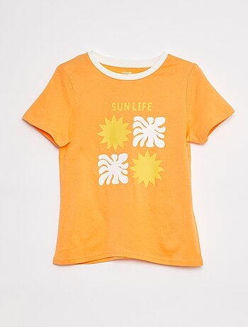 T-shirt in cotone stampato