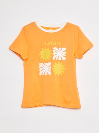 T-shirt in cotone stampato