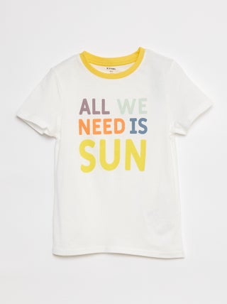 T-shirt in cotone stampato
