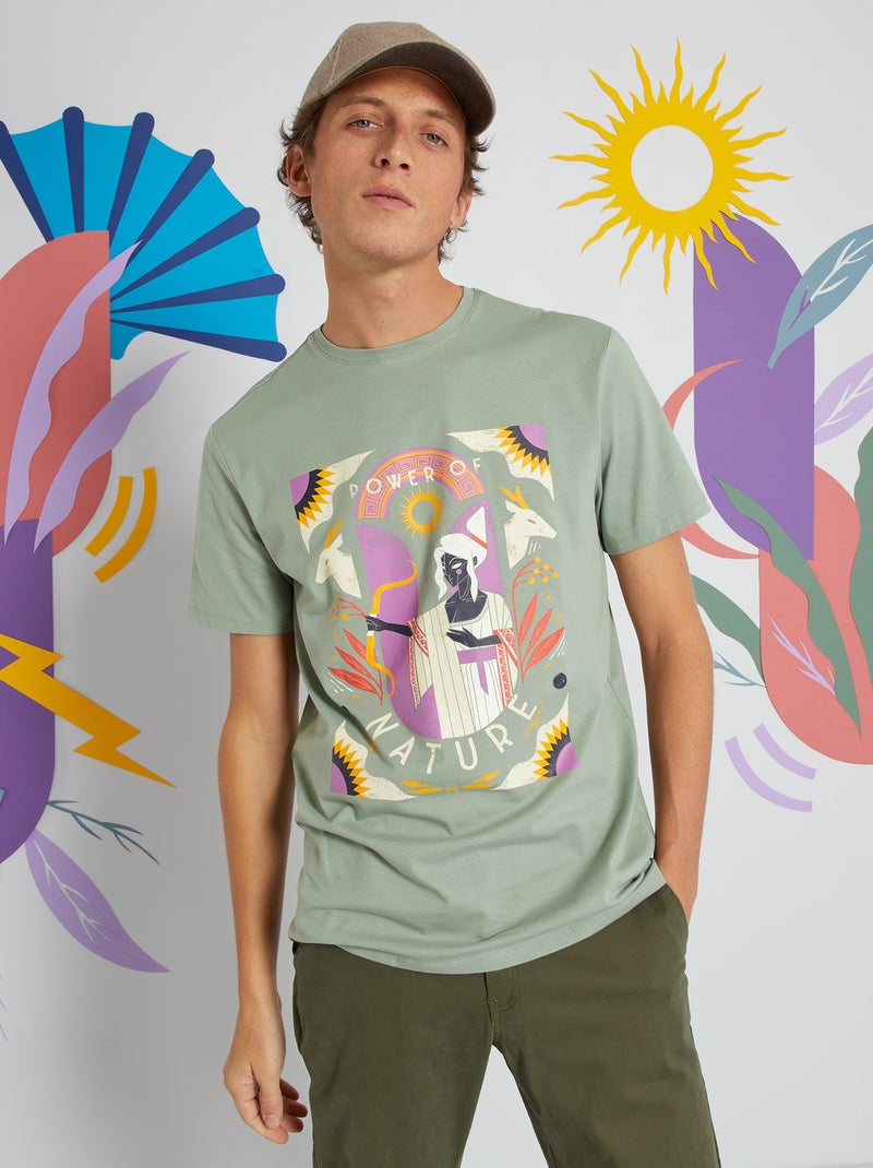 T-shirt Iconica a maniche corte a coste tinta unita donna ECUME A0AKE17220 | Petit Bateau