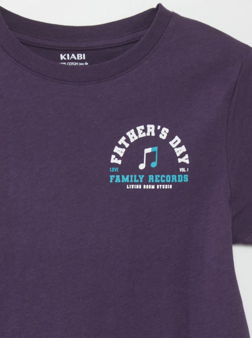 T-shirt in cotone stampato - Kiabi