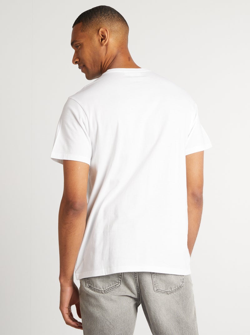 T-shirt in cotone 'Super Mario' bianco - Kiabi