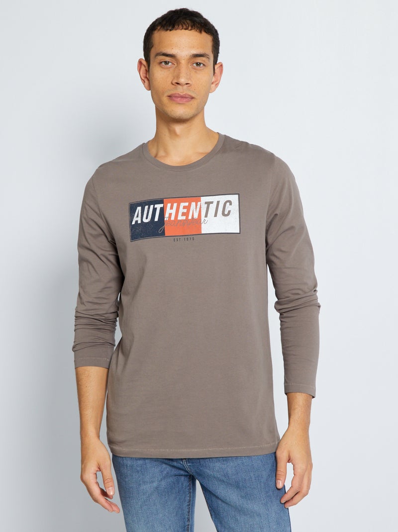 T-shirt in cotone talpa - Kiabi
