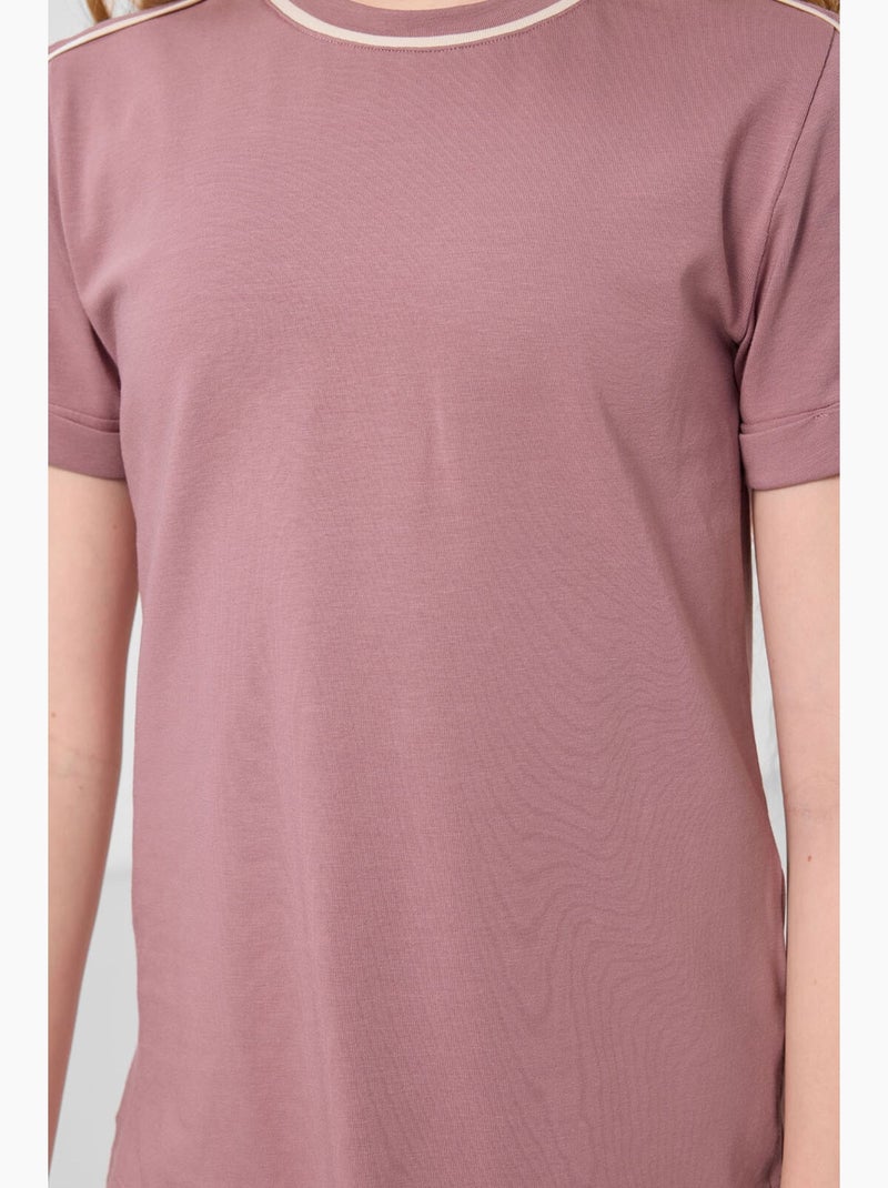 T-shirt in cotone tommy Malva - Kiabi