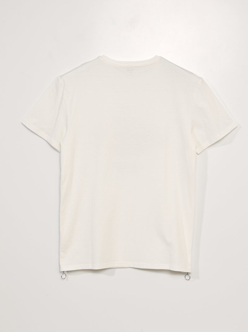 T-shirt in jersey - collezione facile da indossare BIANCO - Kiabi