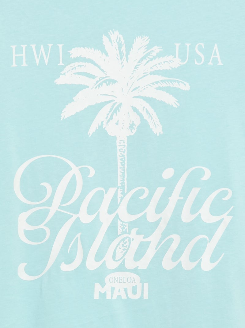 T-shirt in jersey - Facile da indossare Blu - Kiabi