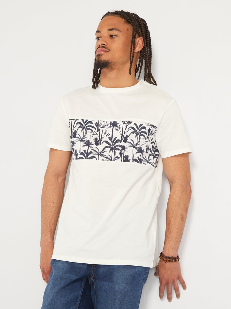 T-shirt in jersey - So Easy BIANCO - Kiabi