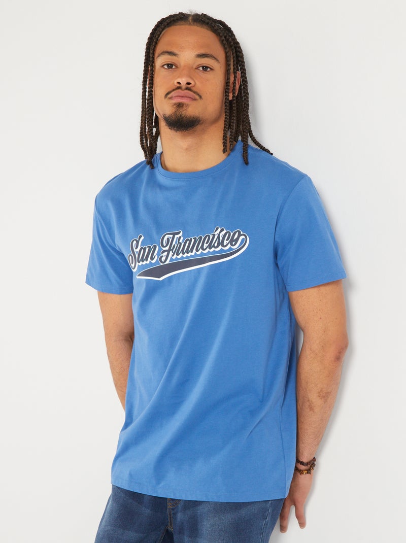 T-shirt in jersey - So Easy BLU - Kiabi