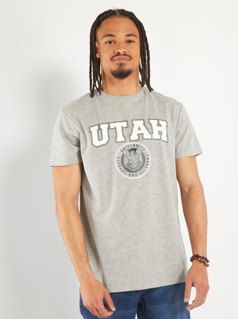 T-shirt in jersey - So Easy GRIGIO - Kiabi