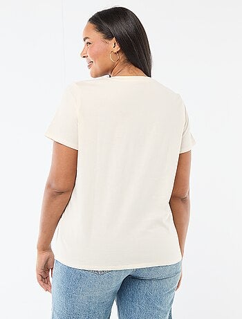 T-shirt in jersey a maniche corte 'Agathe Sorlet x Kiabi' - San Valentino