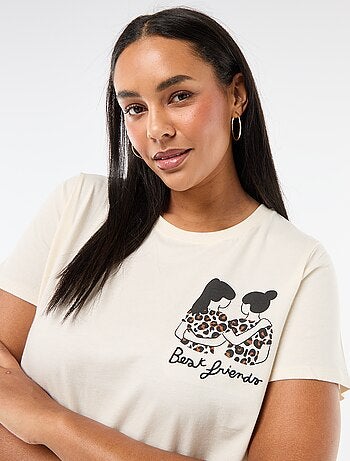 T-shirt in jersey a maniche corte 'Agathe Sorlet x Kiabi' - San Valentino
