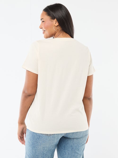 T-shirt in jersey a maniche corte 'Agathe Sorlet x Kiabi' - San Valentino - Kiabi