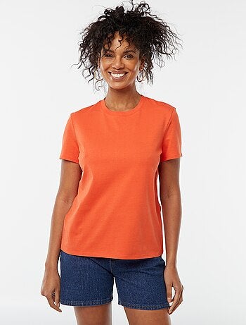 T-shirt in jersey a maniche corte