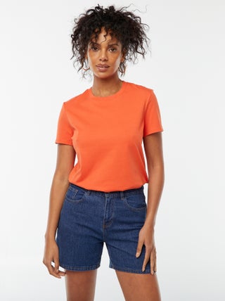 T-shirt in jersey a maniche corte