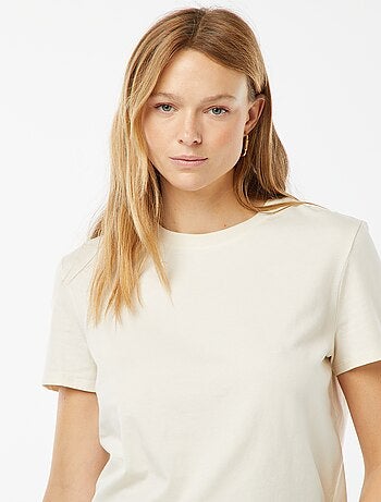 T-shirt in jersey a maniche corte