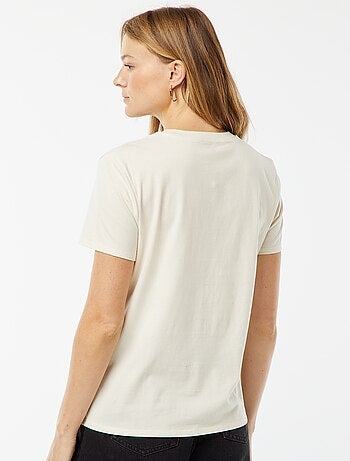 T-shirt in jersey a maniche corte