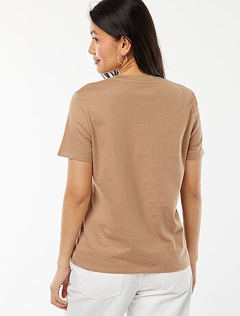 T-shirt in jersey a maniche corte