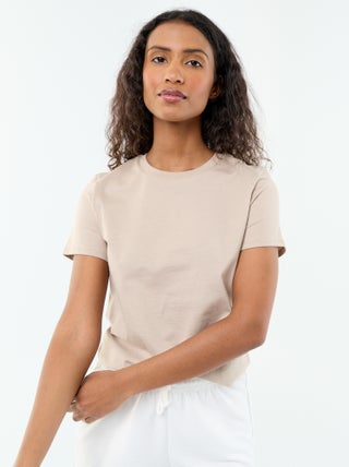 T-shirt in jersey a maniche corte
